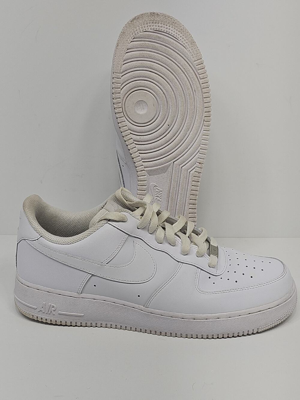 Nike Mens Air Force 1 07 DJ2739-100 White Gum Bottom Shoes Sneakers Sz 12 #3